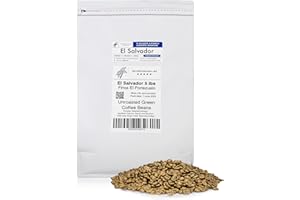 BESTBEANSFOR.ME Single Origin Unroasted Green Coffee Beans, From El Salvador, Specialty Grade, Finca Portezuel, Bourbon and Caturra Varietals (5 lbs, El Salvador Honey)