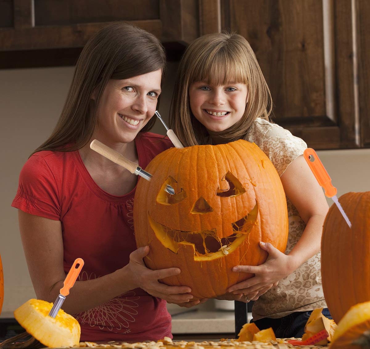 Pumpkin Carving Kit, 13 Pcs Stainless Steel Pumpkin Carving Kit Tools Set for Halloween Crafts