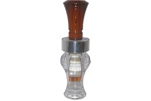 Echo Calls Timber Poly Double Reed Duck Call, Bourbon/Water
