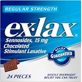 Exlacs Amazon.com: Ex-Lax Regular Strength Sennosides - 15mg, Stimulant ...