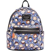 Loungefly F.R.I.E.N.D.S. AOP Chibi Character Double Strap Shoulder Bag