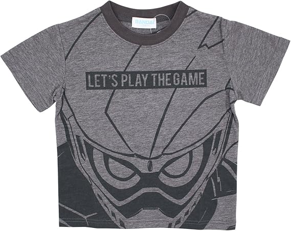 Amazon 仮面ライダーエグゼイド Tシャツセレクション カラー杢 半袖 120cm チャコール Tシャツ カットソー 通販