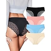 Avidlove Sexy Panties for Women Lace Cheeky Bikini Underwear Seamless Hipster