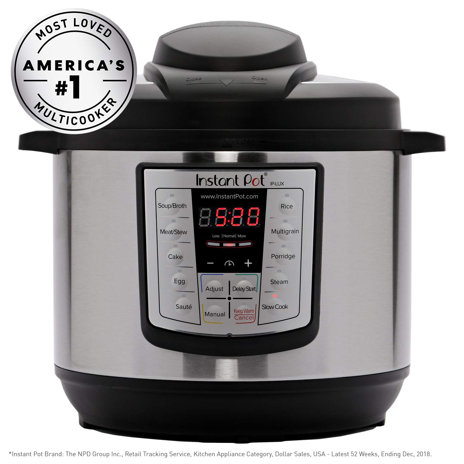 Instant Pot Lux 6in1 Electric Pressure Cooker, Slow Cooker, Rice
