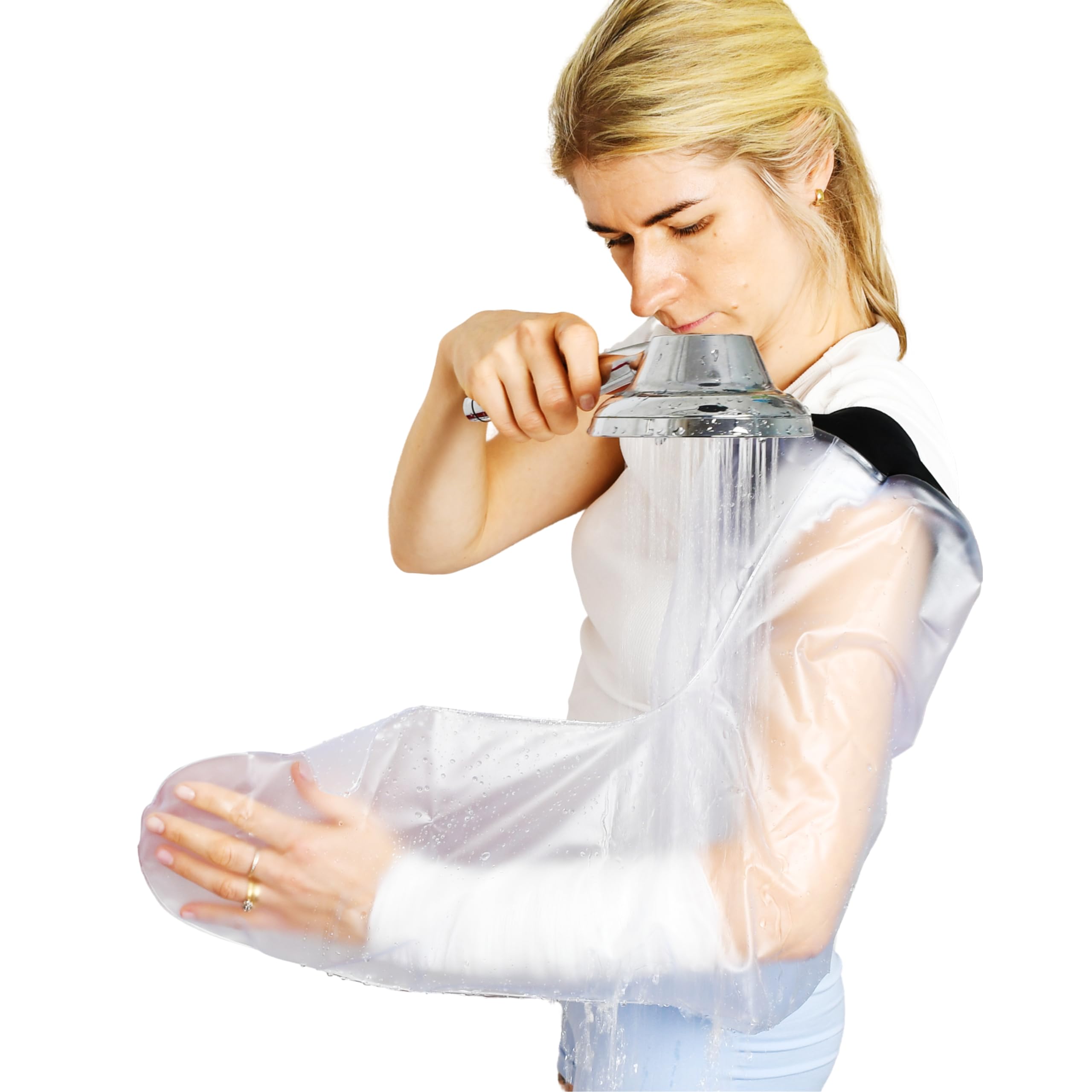 SEALCUFF Waterproof Cast Cover Full Arm, Plaster Protective Cover for Shower for arm, hand, fingers and elbow, Reusable Cast Protector Waterproof Cast Cover for Bandages and Dressings, Tattoo