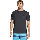 Speedo Men's Uv Swim Shirt Short Sleeve Regular Fit Solid