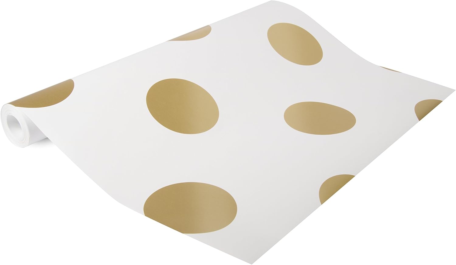 Superfresco Easy Gold Metallic Dotty Luxurious Touch Paste the Wall Wallpaper, Black, 52 x 1000 cm - Image 4