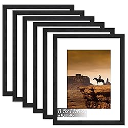 A PLUS MAX 8.5 x 11 Picture Frame Set of
