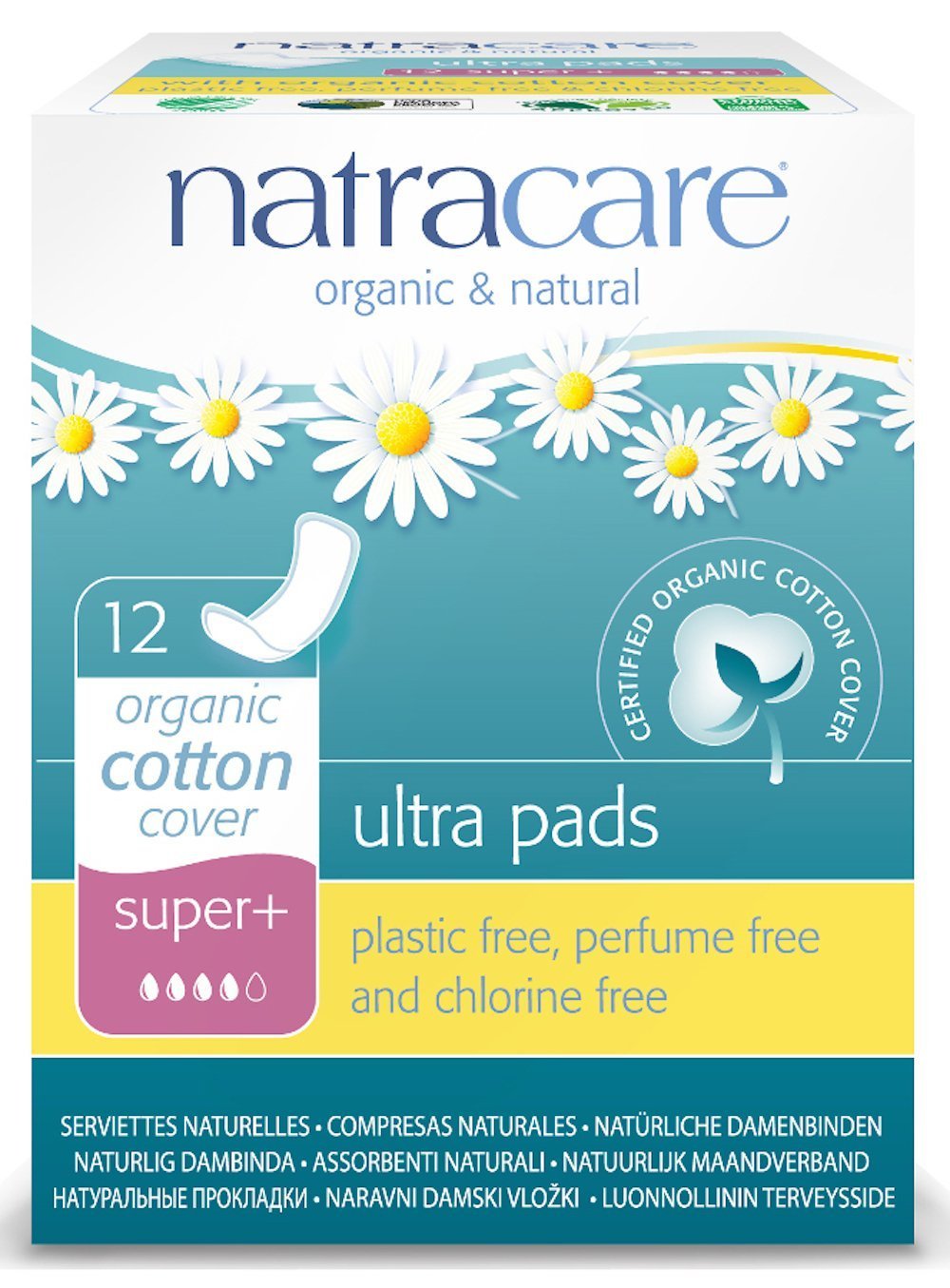 NATRACARE Ultra Pads Super Plus 12 (PACK OF 1)