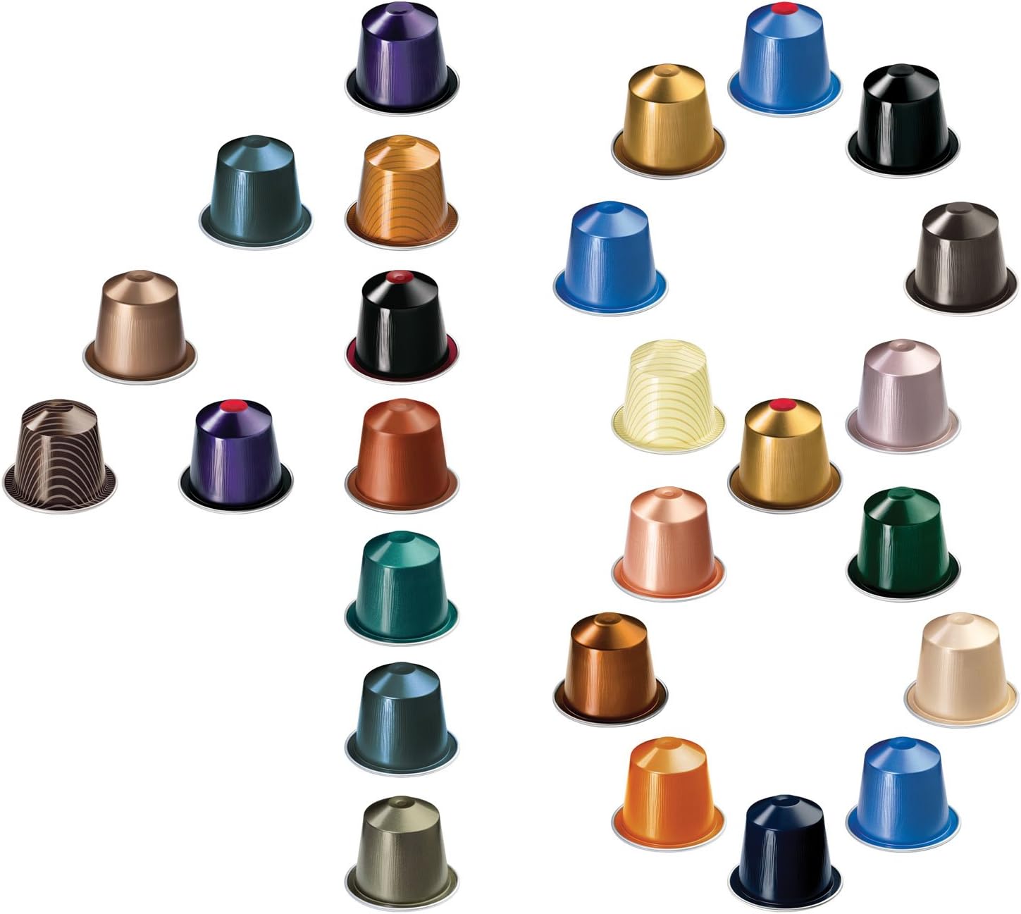 Nespresso Classic Capsule Variety Bundle 48 Mixed Starter Pack Get
