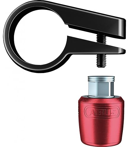 Amazon.com : Abus Saddle/Post Lock Nutfix Seatpost Clamp/Lock, 30