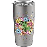Disney Tangled Floral Best Friend Pascal Stainless Steel Insulated Tumbler