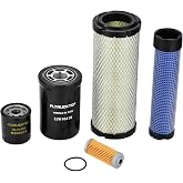 FLTRUCKTOP LVA21198 Maintenance Filter Kit Fit | for John Deere 4200 4300 4400 Compact Utility Tractor Replace M131802 M131803 M806419 MIU804763 LVA10419