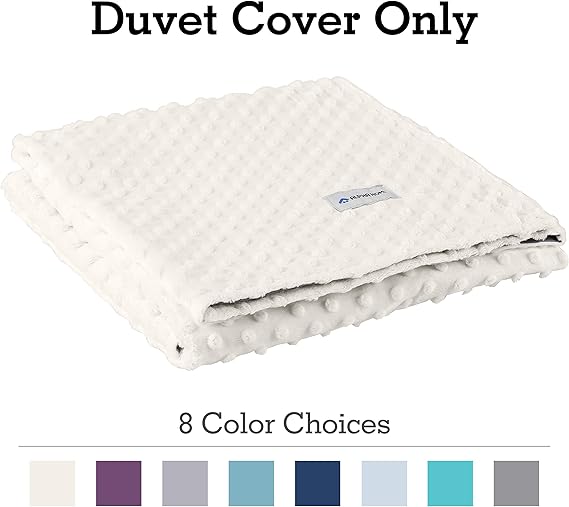 ALPHA HOME Removable Duvet Cover for Weighted Blanket