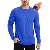 MAGCOMSEN Men's Thermal Shirt Fleece Lined Long Sleeve Athletic Base Layer Workout Top