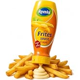 Remia Fritessauce 500ml Dutch Fry Sauce Squeeze Bottle, Authentic Holland Fries Sauce Since 1925, Creamy Mayo-Based French Fry Dipping Sauce for Fries, Burgers and Snacks, Made with Free-Range Egg Yolk, Imported from the Netherlands (16.9 fl oz)
