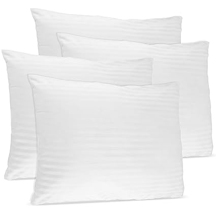 Amazon Com Perlli 4 Pack Pillow Protectors Jumbo Queen Size 1