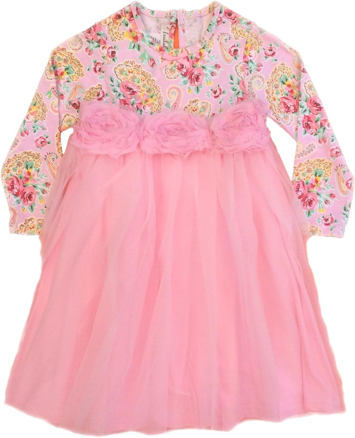 rose pink toddler dress