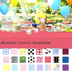 WNINK 2 Pack Red Tablecloths Disposable Table