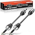 A-Premium Pair (2) Front CV Axle Shaft Assembly Compatible with Honda Pilot 2009-2011 3.5L & Acura MDX 2007-2009 3.7L, Driver and Passenger Side, Replace# 44305STXA02, 44306STXA02