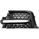 RATCHROLL Front Left Fog Light Grill for Toyota Corolla 2020-2022 Front Lower Bumper Fog Light Cover Inserts No.8148202A20 ABS 1 Pc