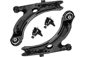 ILONPA Front Lower Control Arms w/Ball Joints- Left & Right Side for Beetle 1998-2010, for Golf 2000-2006, for Jetta 2000-2004(4PCs)