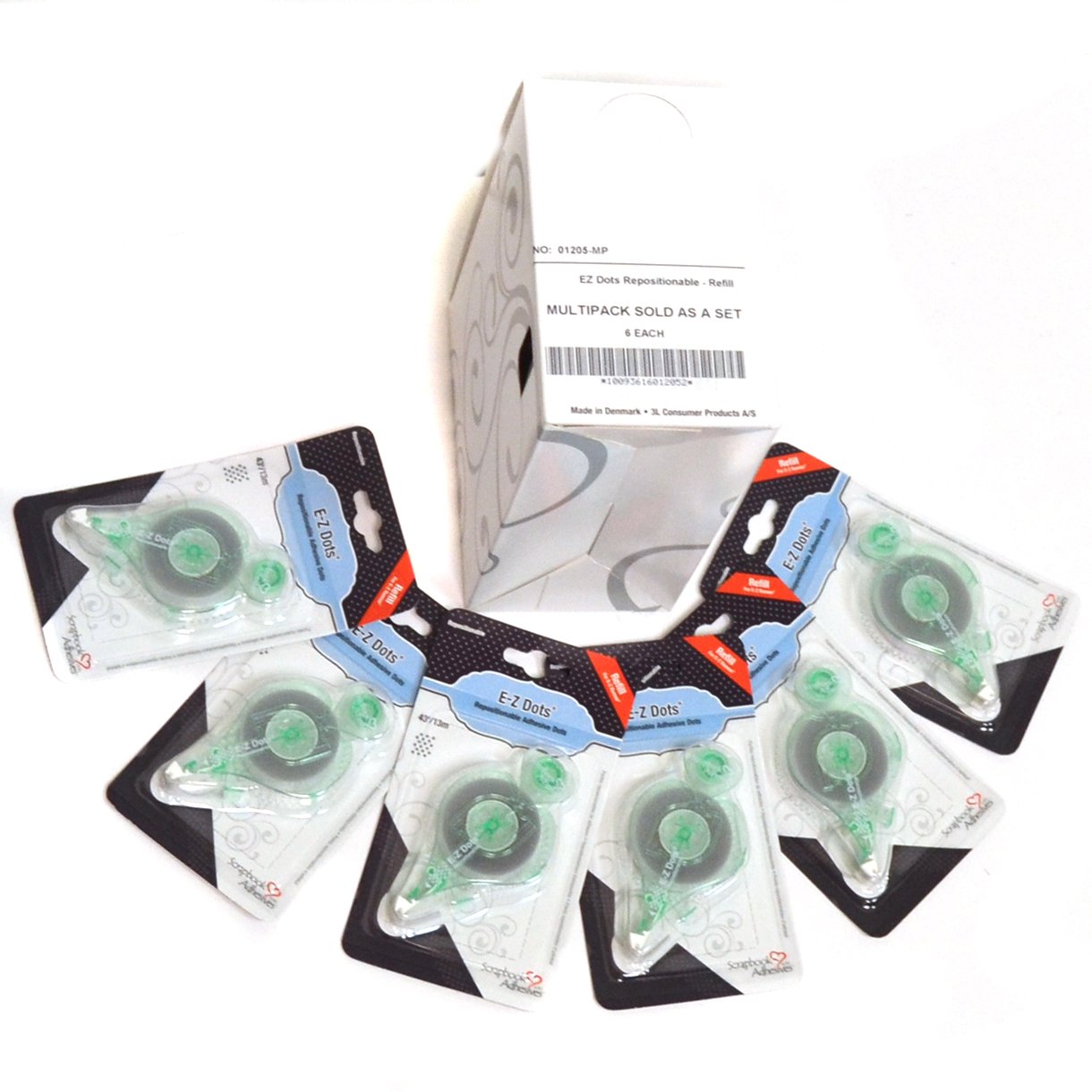 Scrapbook Adhesives BY 3L E-Z Dots Repositionable Refillable Runner Refill Cartridge, White, 1.38 x 0.31 x 2.6 cm