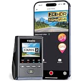 VIOFO Dash Cam Front A119 Mini 2, STARVIS 2 Sensor, 2K 60fps Car Dashcam | 1440P Front Recording, HDR 30fps Night Vision, Voice Control, 5GHz Wi-Fi GPS, Buffered 24H Parking Mode, Supercapacitor