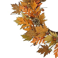 Artificial Fall Wreath Autumn Wreath Thanksgiving