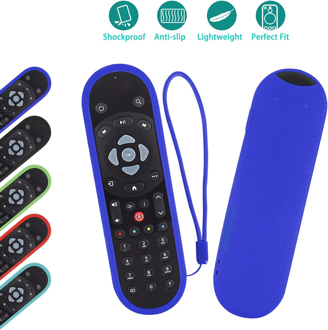Protective Cover Fit for Sky Q Touch and Non-Touch Remote Control, Remote Case Also for Sky Glass/Stream TV Remote - Image 3