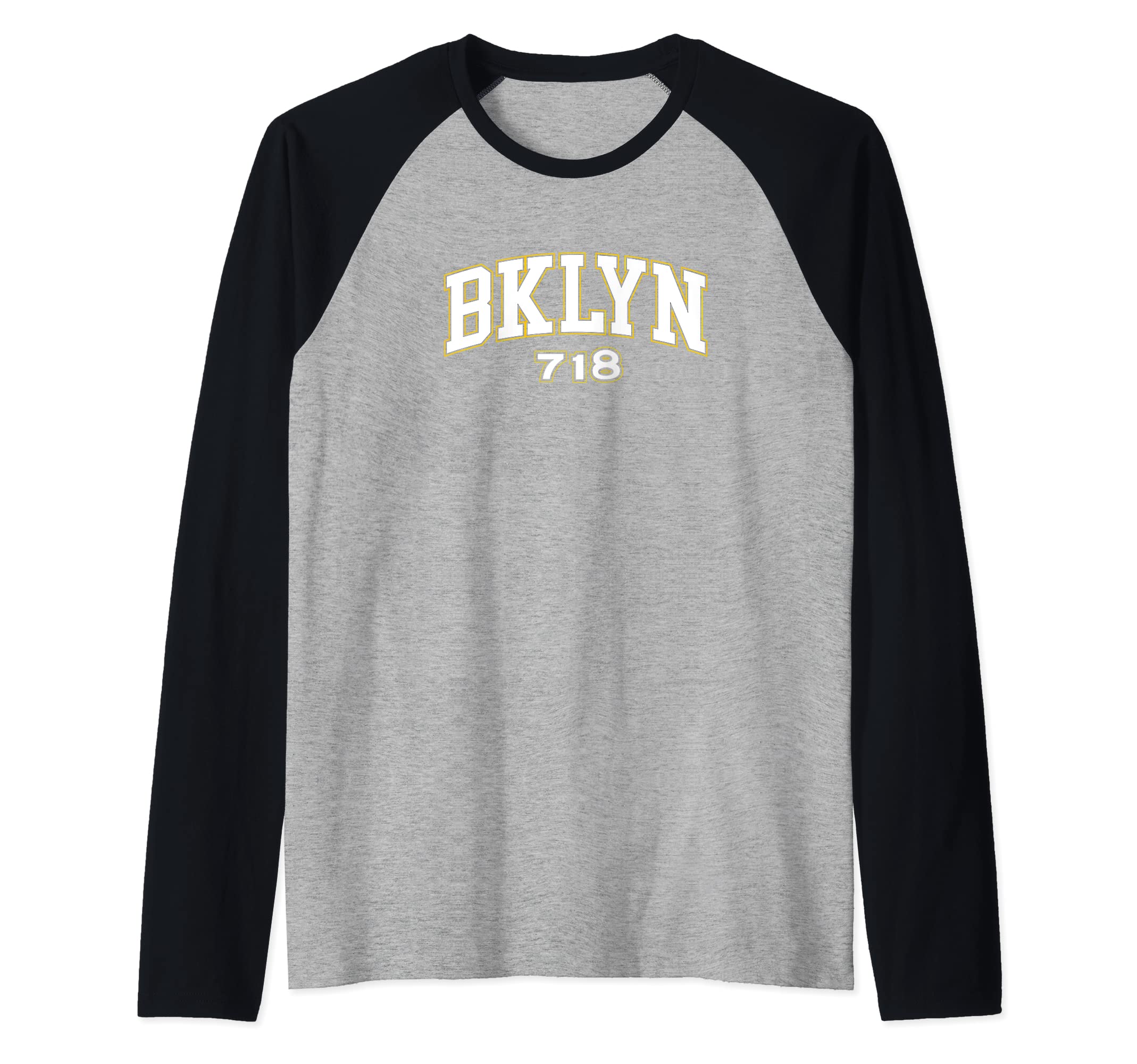 New York Brooklyn Hip Bklyn 718 City Pride Raglan Baseball Tee