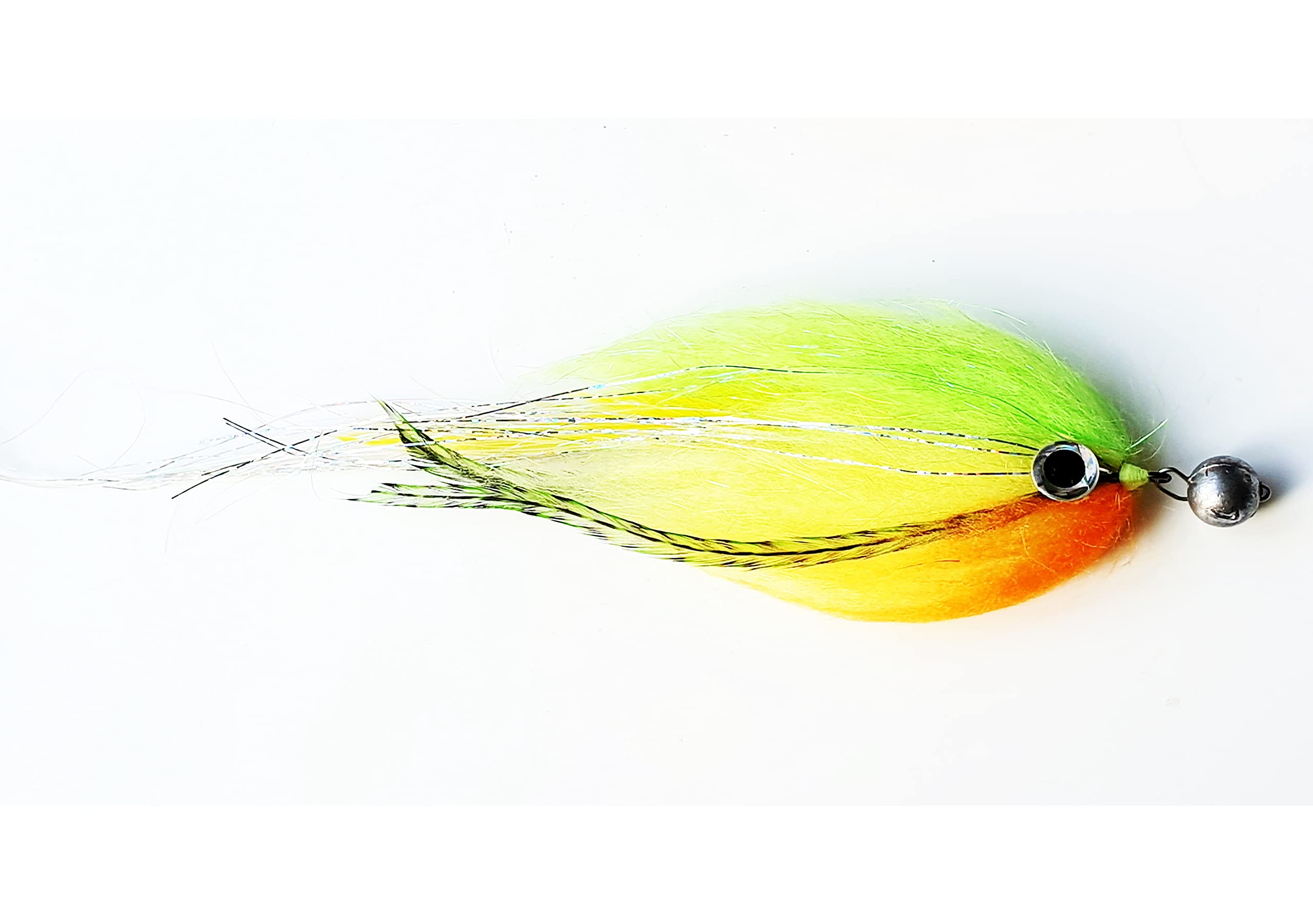 FISHIN ADDICT Jig fly barbless fishing fly lure handmade 7g cheb 25cm (FIRE TIGER)