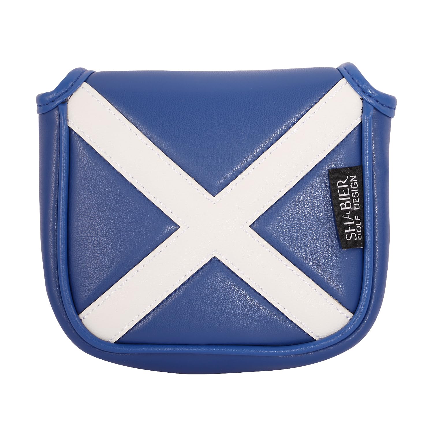 SHABIER United Kingdom Golf Mallet Head Cover Golf Wood Club Headcover (Saint Andrew's Cross)