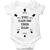 AW Fashions You Can Do This Dad Baby Bodysuit Cute Inspirational Newborn Outfit Infant Boy Girl Clothes