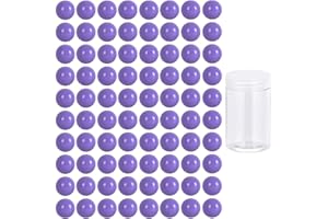 Witlans 80pcs Chinese Checker Game Replacement Balls,14mm Acrylic Balls for Aggravation Game,Traditional Marbles Games (Violet)