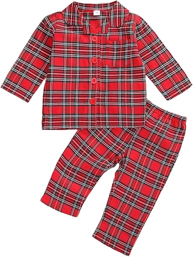 boys christmas plaid pants