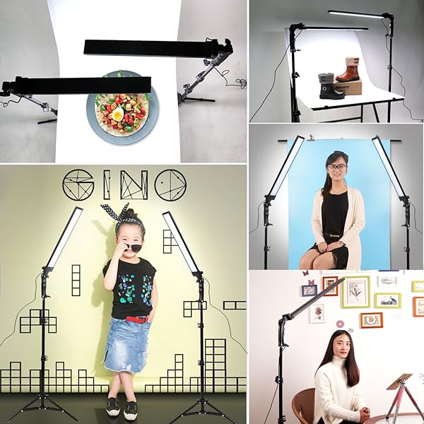 GSKAIWEN 180 LED LIGHT PHOTOGRAPHY STUDIO LED LIGHTING KIT ADJUSTABLE LIGHT WITH STAND TRIPOD AND BAG PHOTOGRAPHIC VIDEO FILL LIGHT