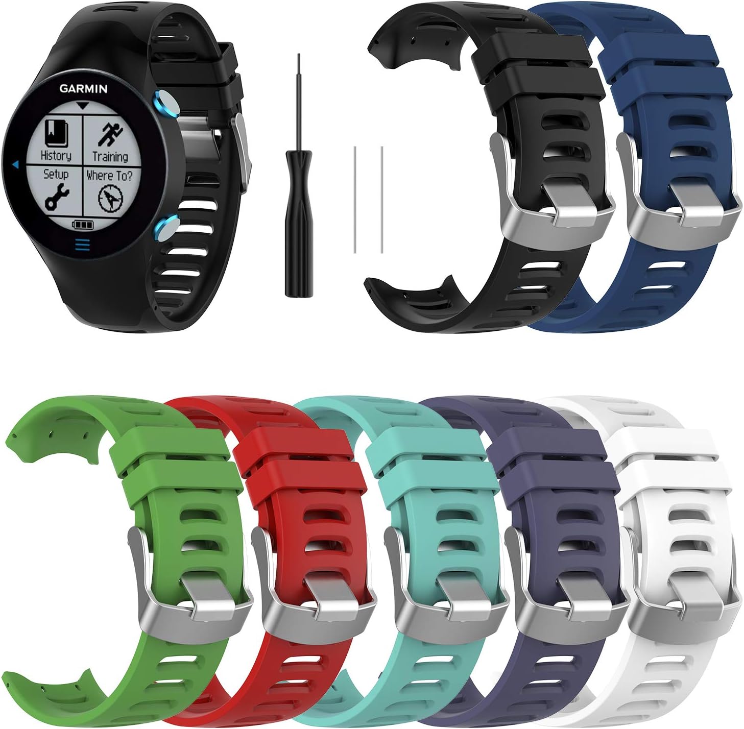 TopTen Correa de silicona para reloj deportivo, accesorios de ...