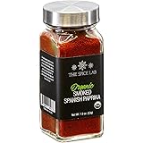 The Spice Lab Organic Smoked Paprika - Vegan Gourmet Spanish Paprika Powder - 1.9 oz French Jar Seasoning Shaker - USDA Organ