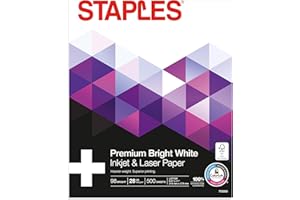 Staples 8.5-Inch X 11-Inch Laser Paper 28 Lbs. 98 Brightness 500/Ream