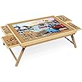 Puzzle Board 2000 Pieces, 41.3"x 29.5" Jigsaw Puzzle Table with 4 Drawers and Cover,Portable Board GameTable with Folding Legs for Adults and Teens