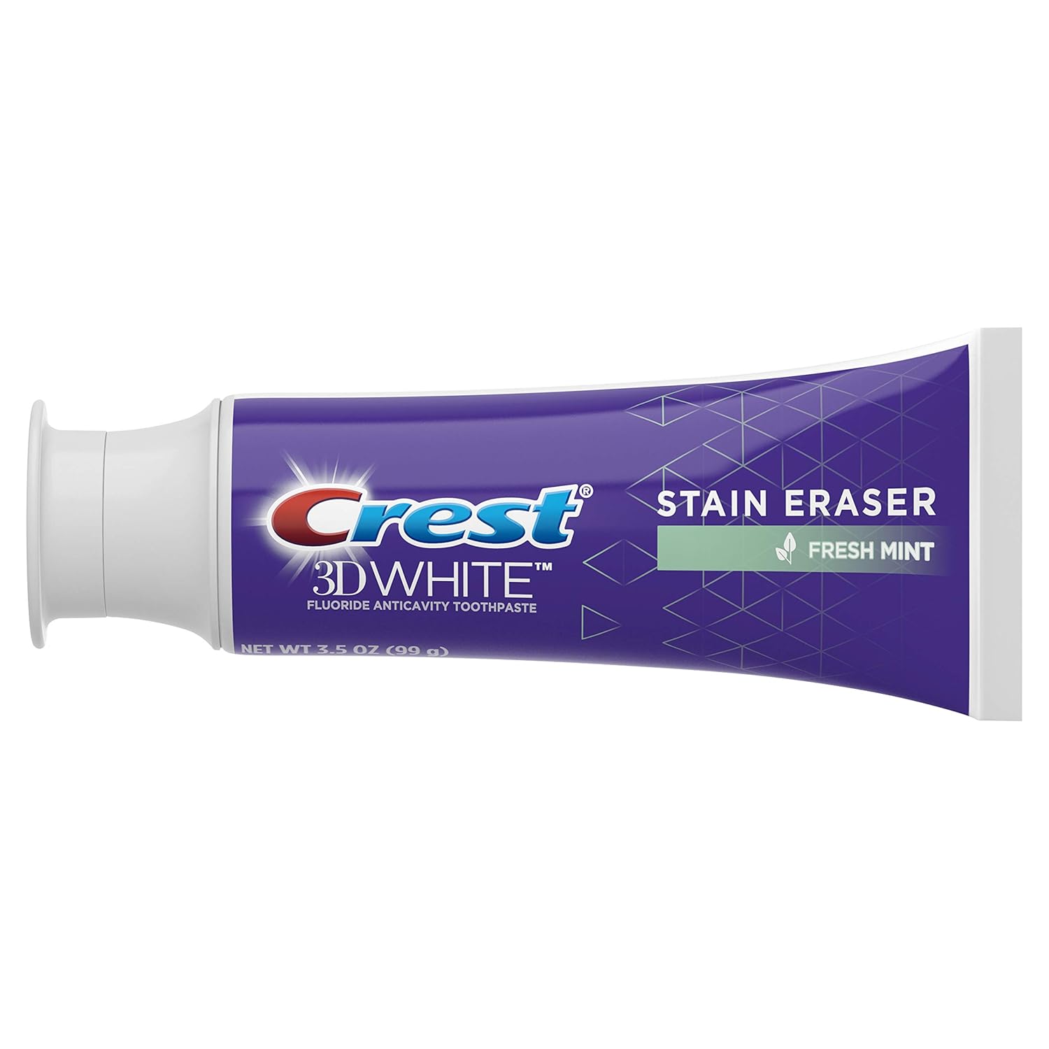 Crest 3D White Stain Eraser Whitening Toothpaste, Fresh Mint, 2 Count : Beauty