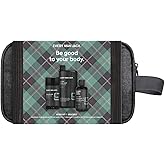 Every Man Jack Sea Salt Bath and Body Gift Set - Perfect for Every Guy - Three Grooming Essentials with Clean Ingredients - Body Wash, 2-in-1 Shampoo + Conditioner, Deodorant + Bonus Dopp Bag