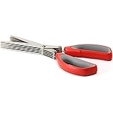 Westcott 8" All Purpose Shredder Scissor, Red