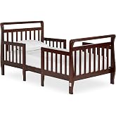 Dream On Me Emma 3 in 1 Convertible Toddler Bed in Espresso, Greenguard Gold Certified