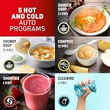 Tefal Easy Soup & Smoothie Maker 1.2L 5 Programs Digital Control 1000W view 3
