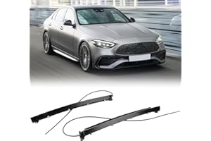 dehateo 2 Pcs Sunroof Track Assembly Fit for 2015-2021 MD C-Class C300 Left+Right Panoramic Sunroof Sliding Tracks Repair Kit Replace OE A2057801100, A2057801200