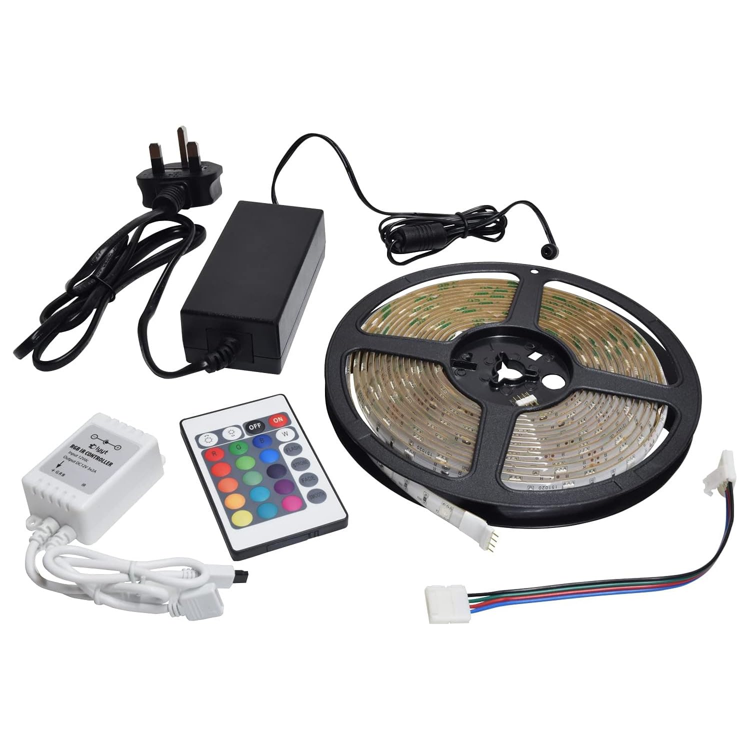 "Lyyt | Do It Yourself led Strip Light Kit | Multi Coloured (RGB) - 5 Metre "