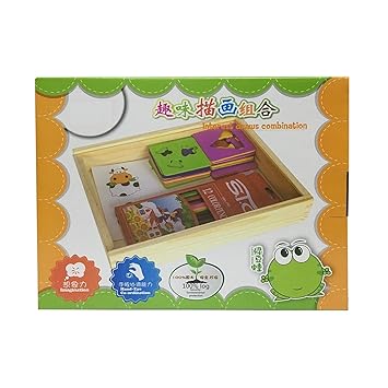 LittleHamlet Wooden Drawing Stencils Art Set for Kids with 30 Shapes Awesome Kit & Lightweight Travel Activity for Children with Wooden Box