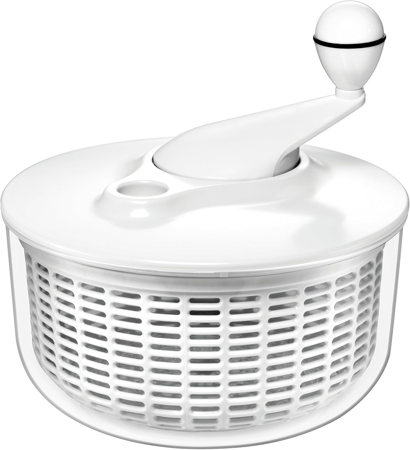 Silit Salatschleuder, Kunststoff, spülmaschinengeeignet, Ø 25 cm, weiß